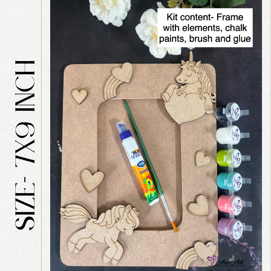 Unicorn element frame diy kit