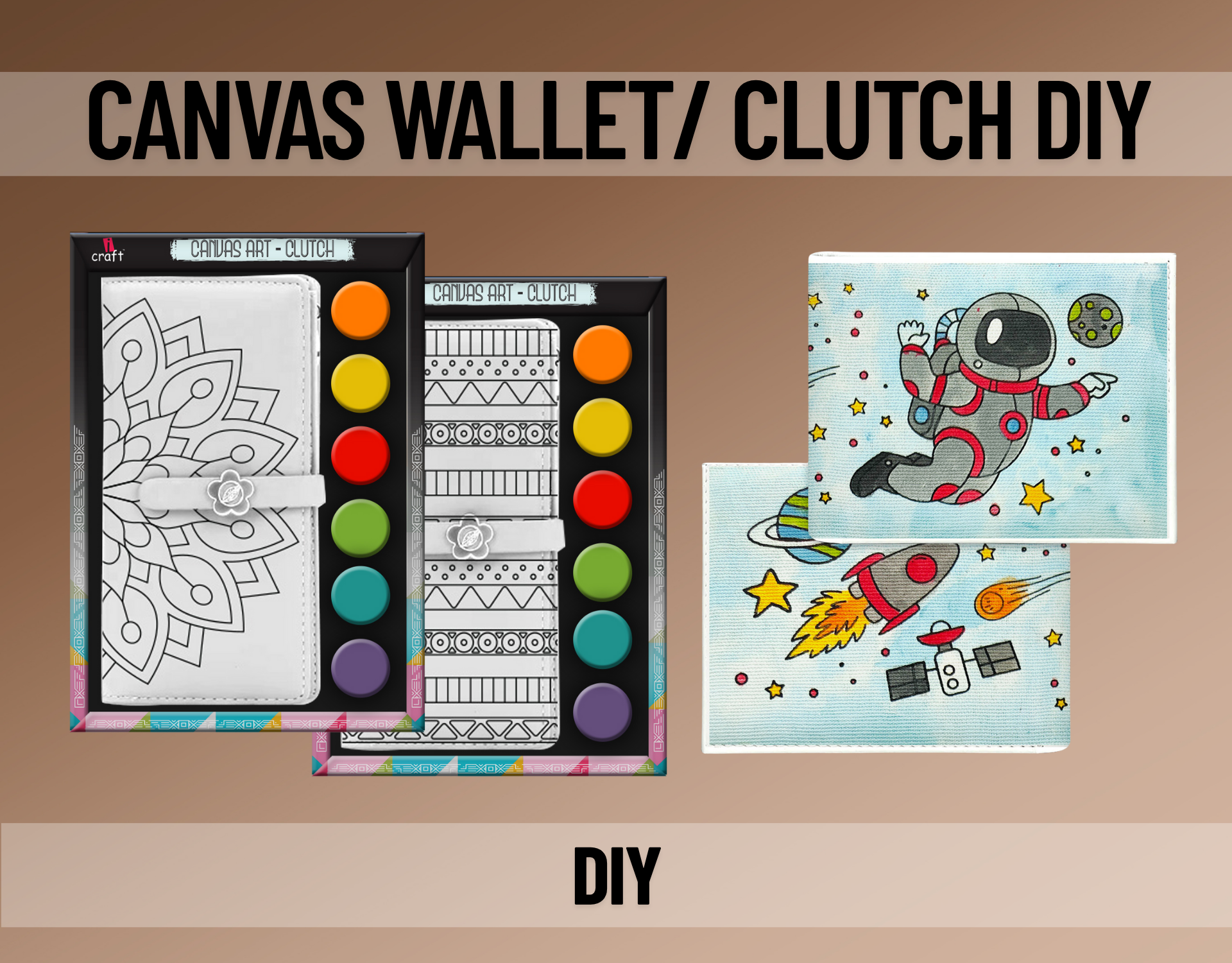 CANVAS WALLET/CLUTCH DIY