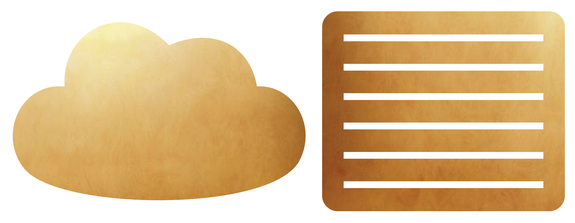 COASTER WITH STAND- Cloud