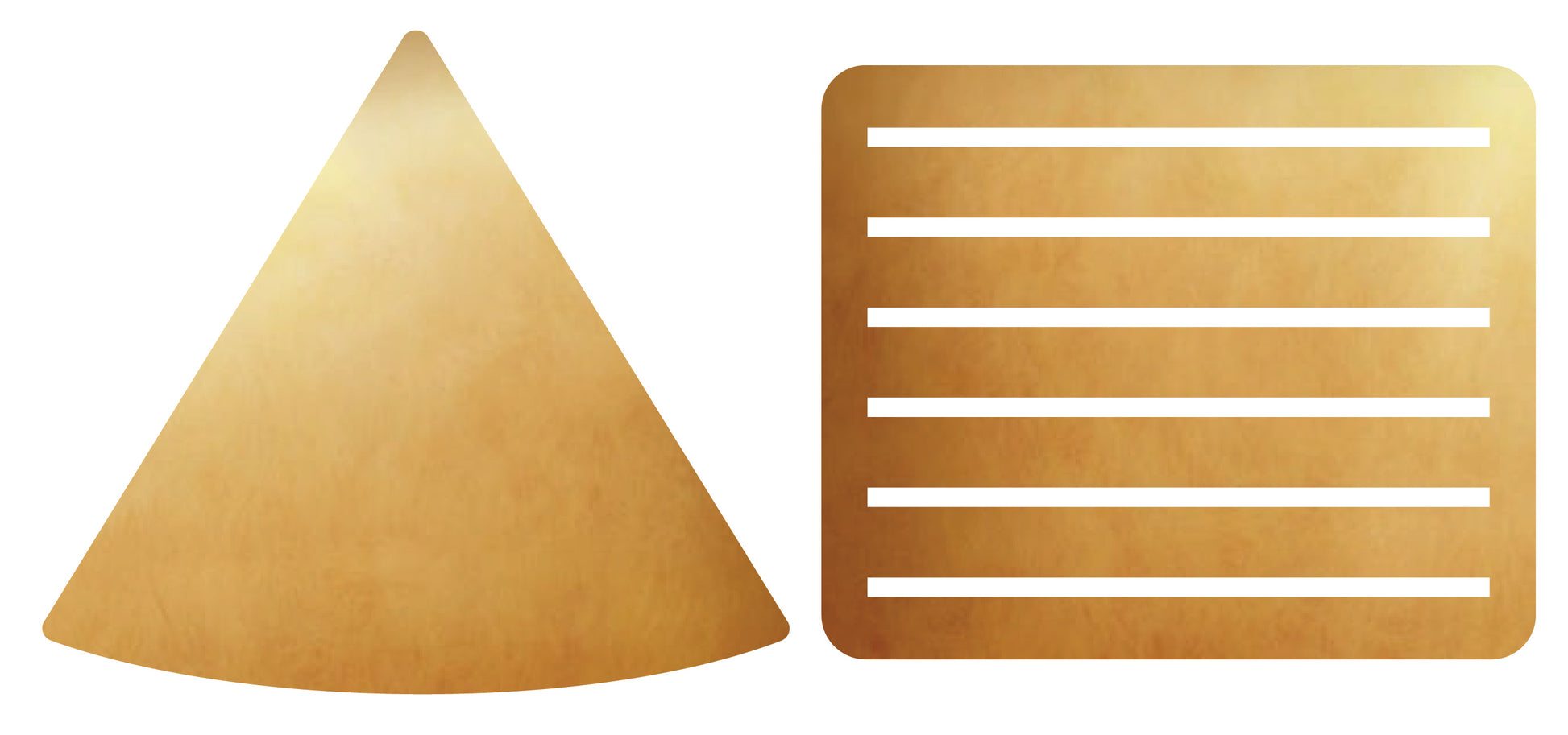 COASTER WITH STAND- Triangle