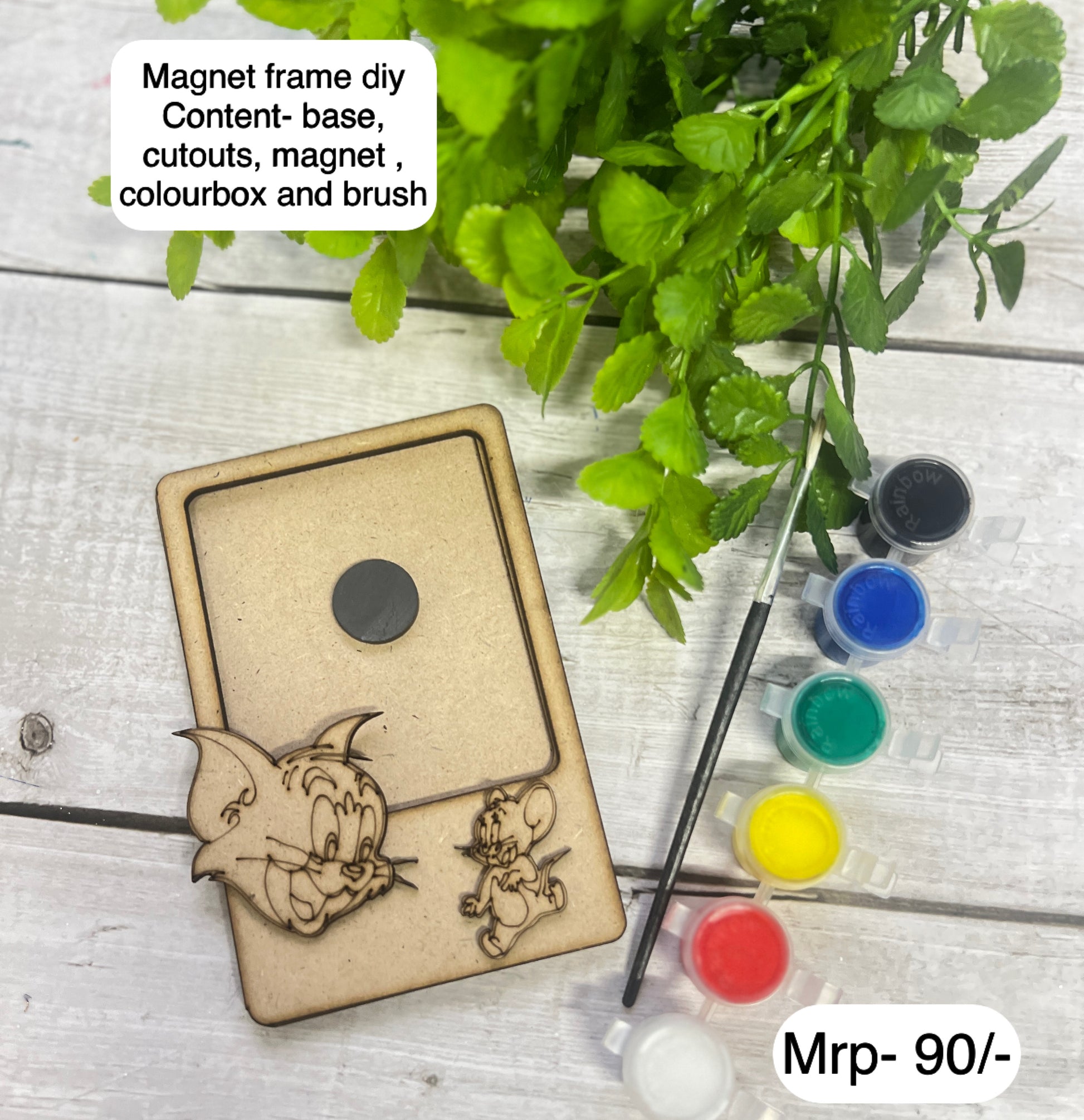 Tom and jerry mini frame diy kit