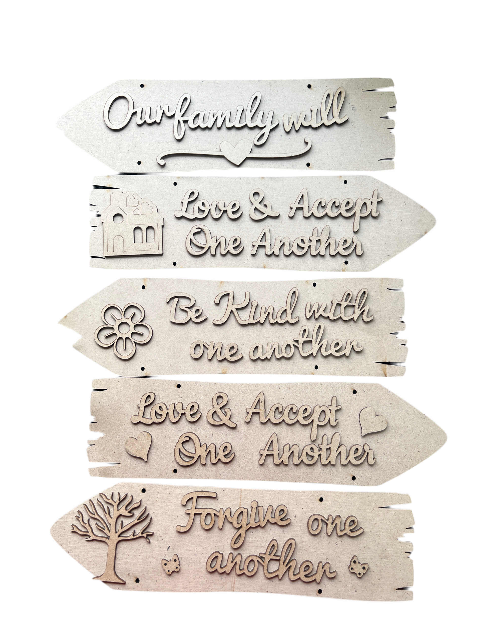 Our Family- wall hanging set