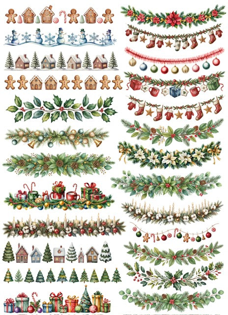 christmas transfer sheet 1