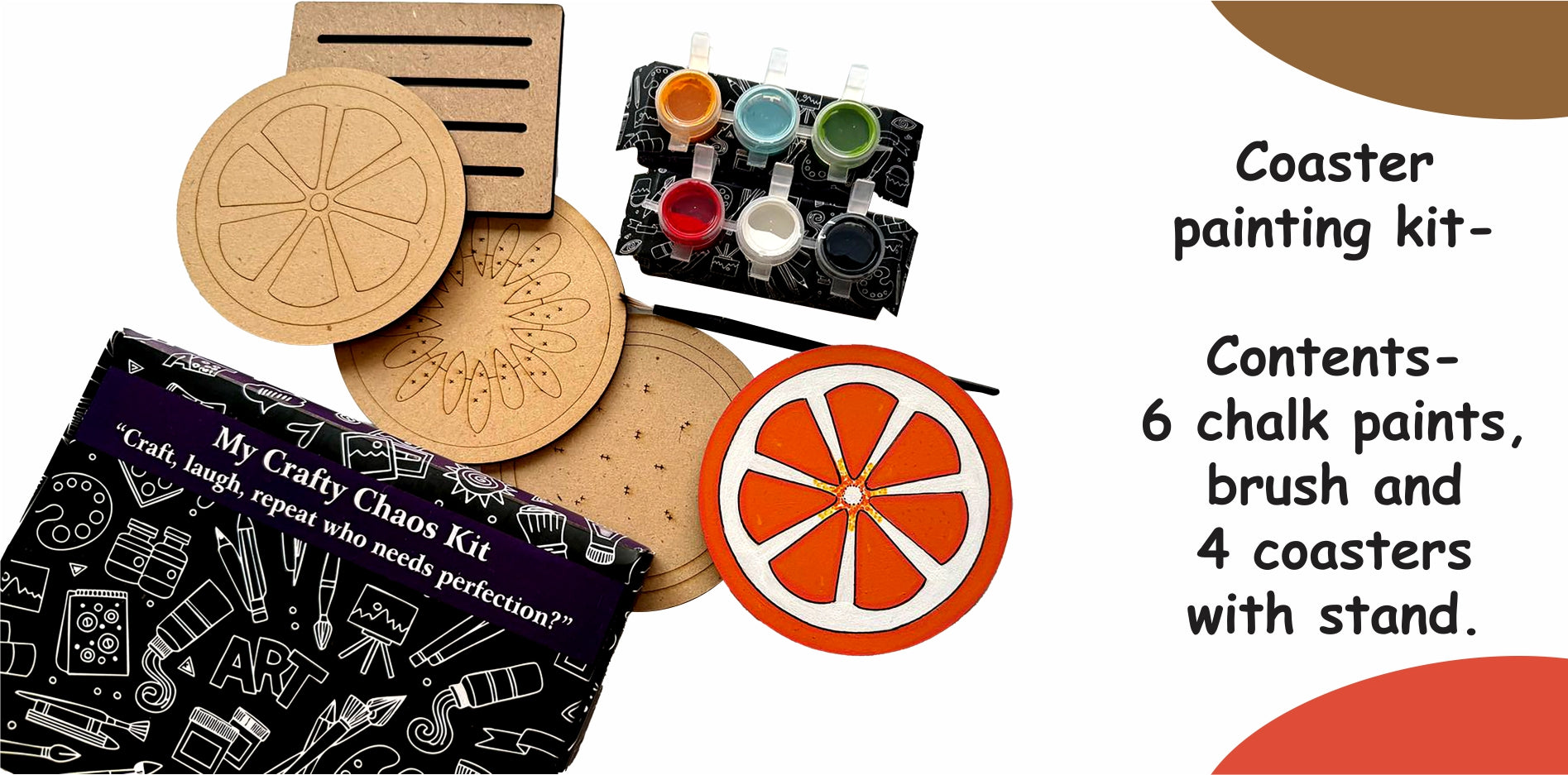 Box coaster kit - Fruits