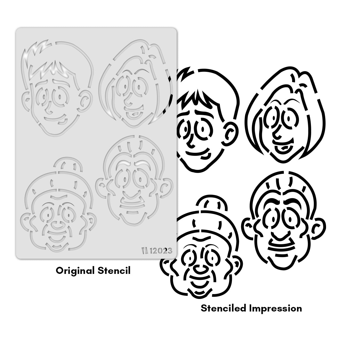 Abstract faces