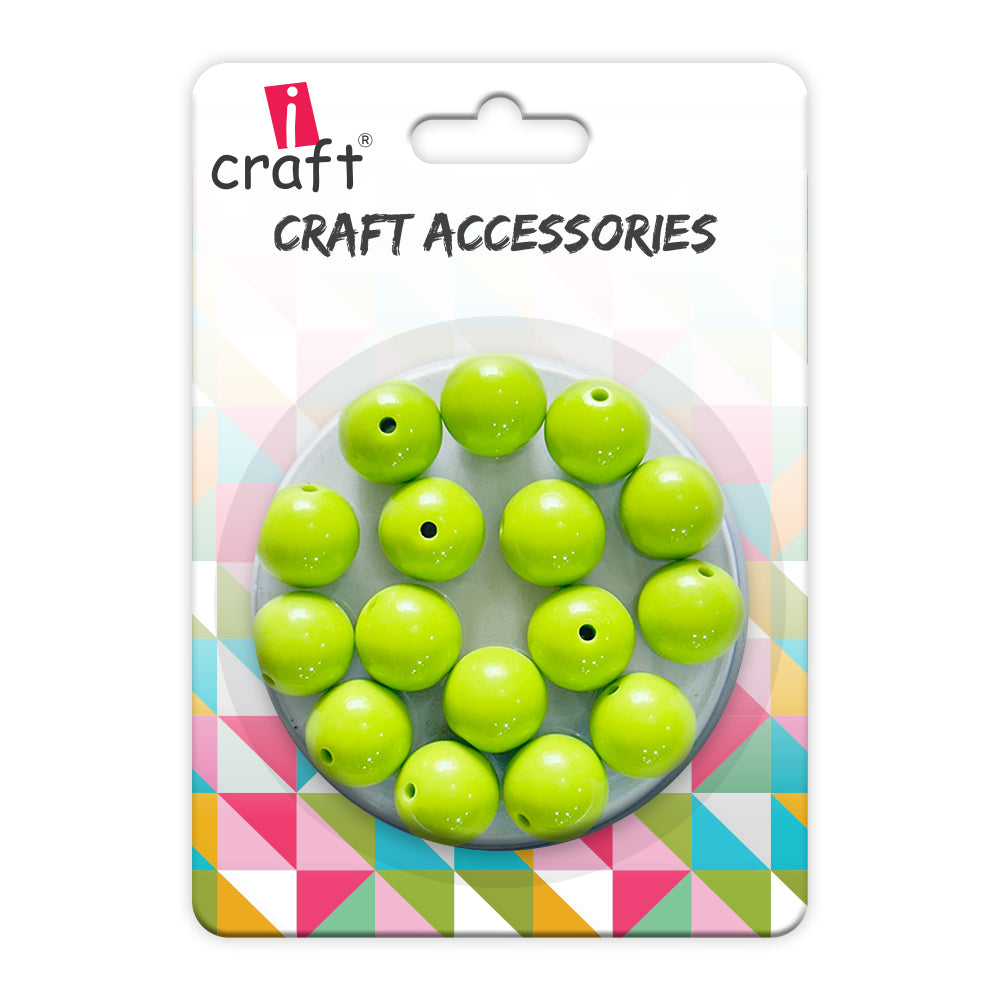 Matt moti - 14 mm parrot green