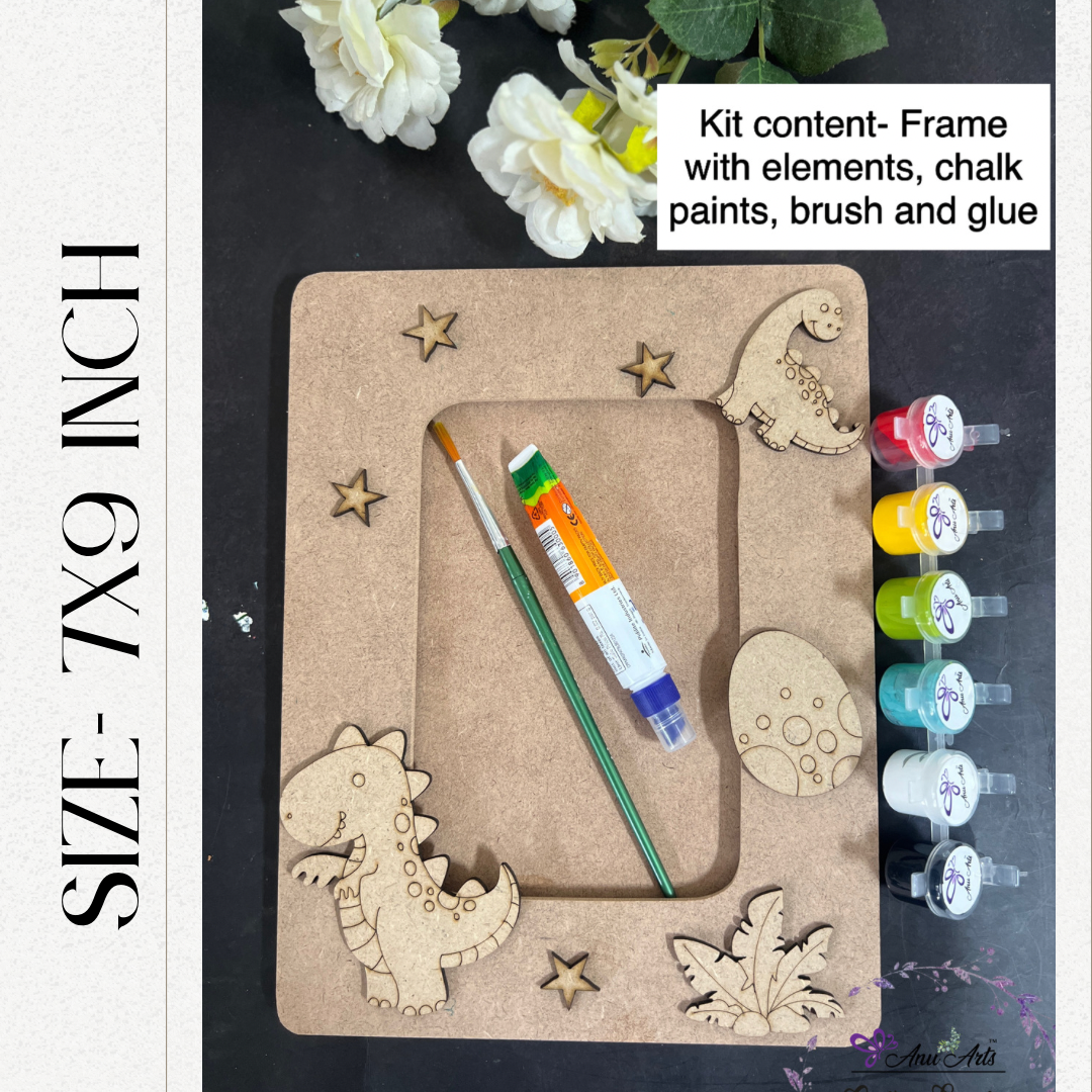 Dino element photo frame kit