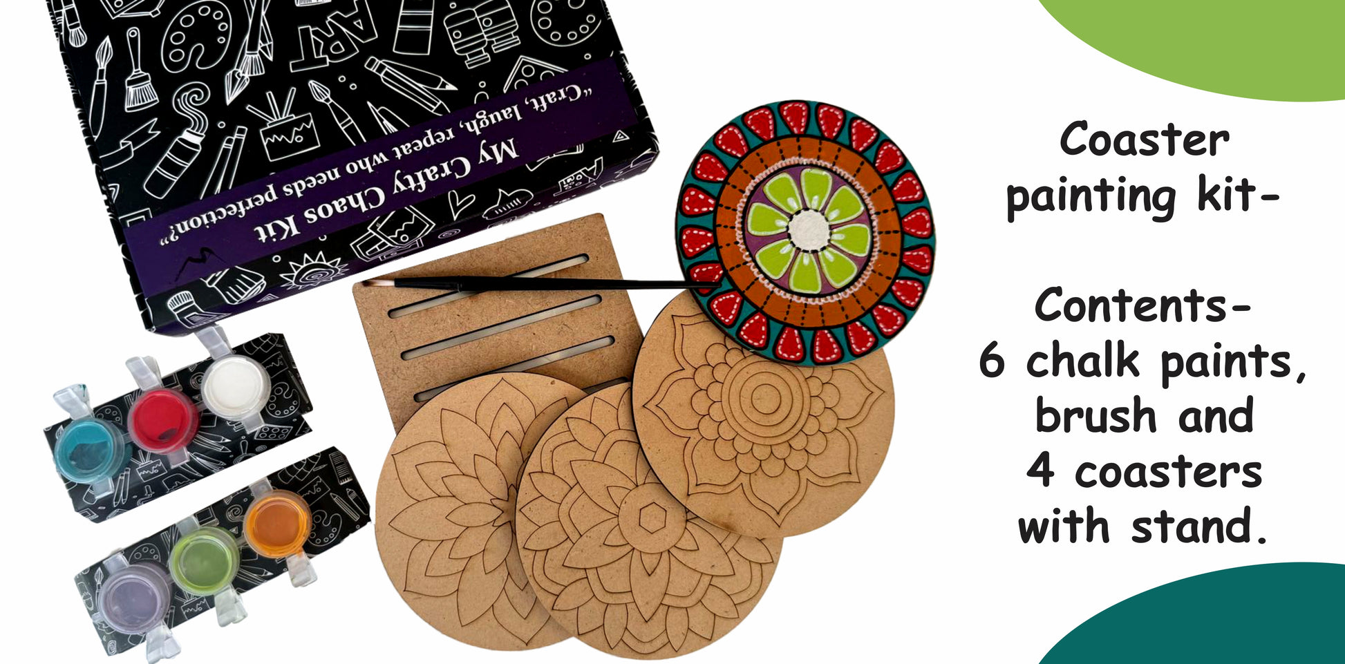 Box coaster kit - Mandala