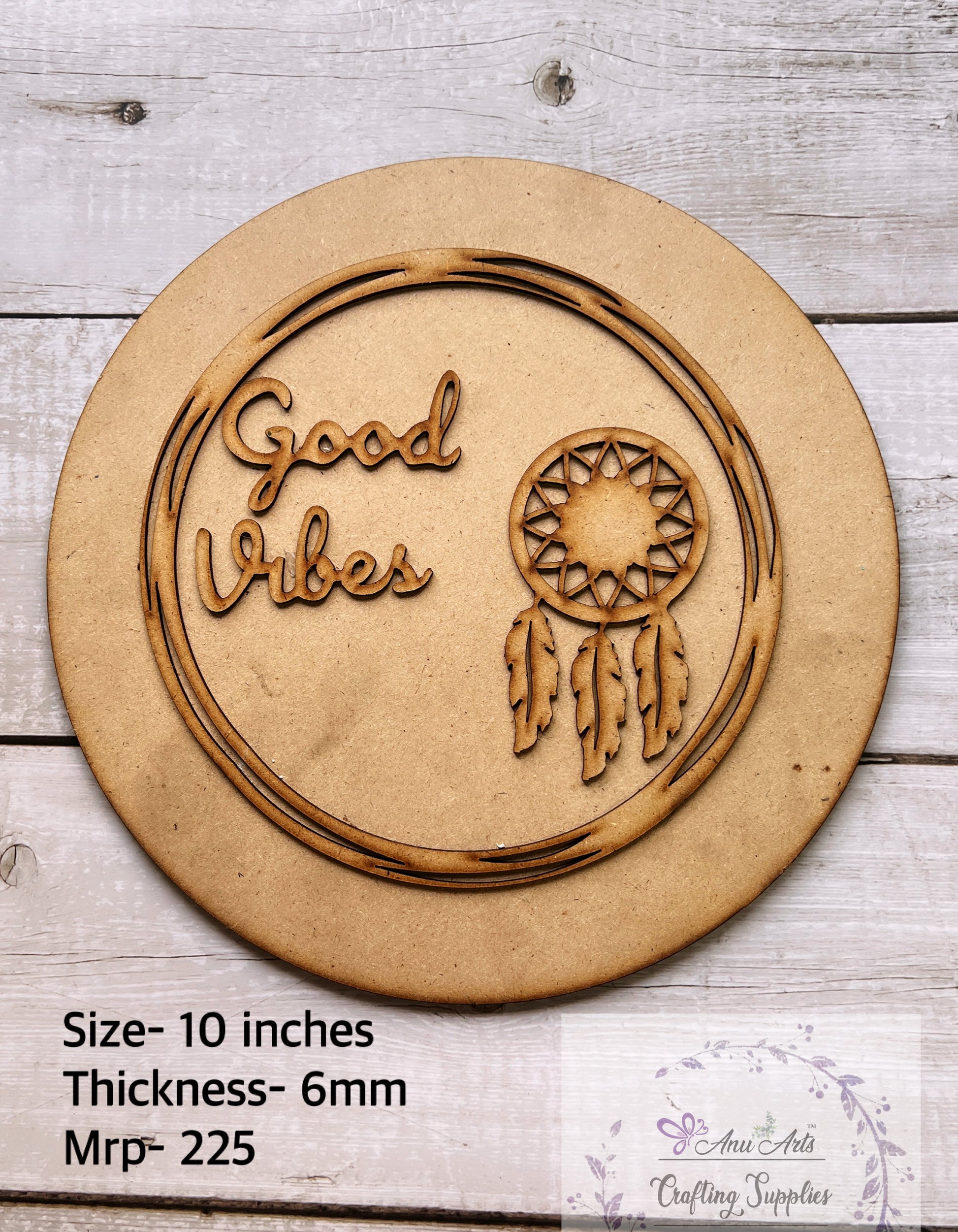 Good vibes - mini dreamcatcher