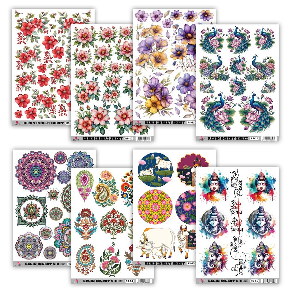 Resin insert sheet combo