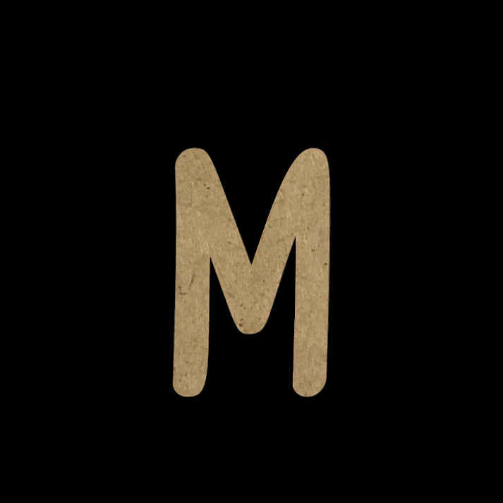 Wooden Embellishment Alphabet-Uppercase M