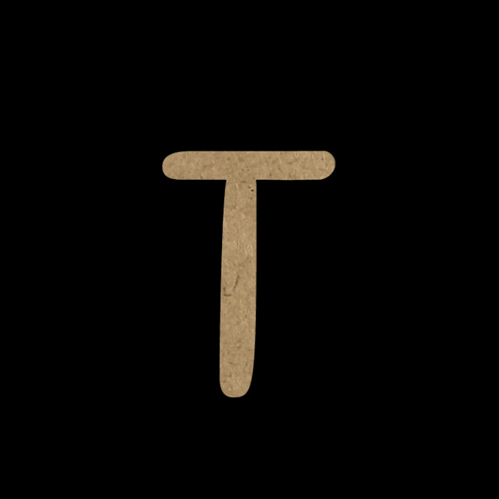 Wooden Embellishment Alphabet-Uppercase T