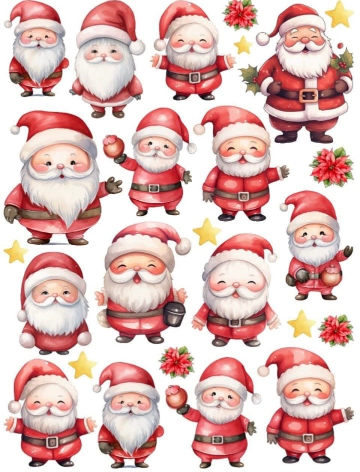 Christmas transfer sheet 4