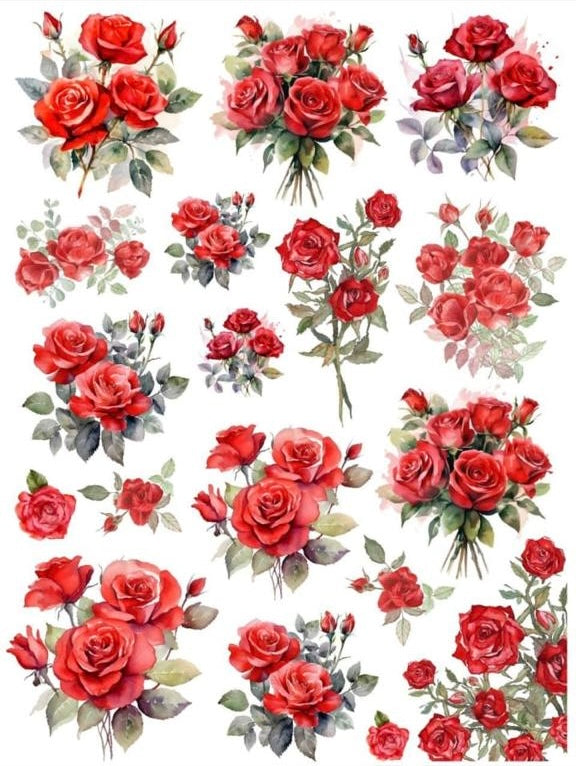 A4 Transfer Sheet Valentine .12