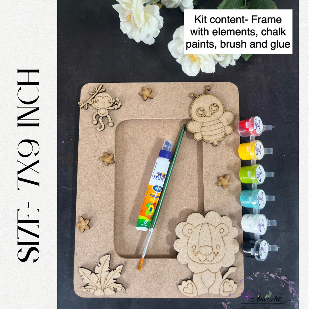 Jungle element frame diy kit