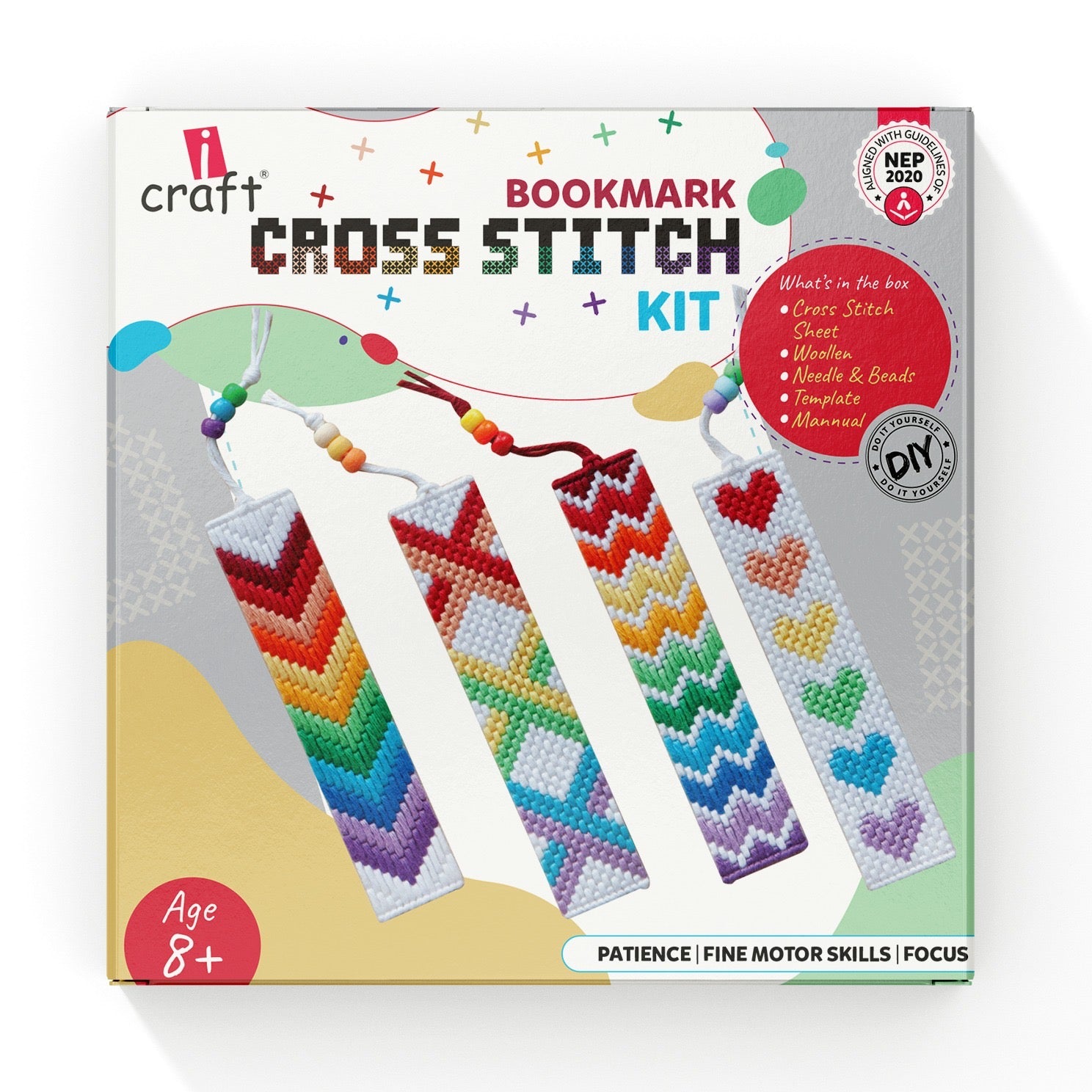 Cross stitch bookmark kit