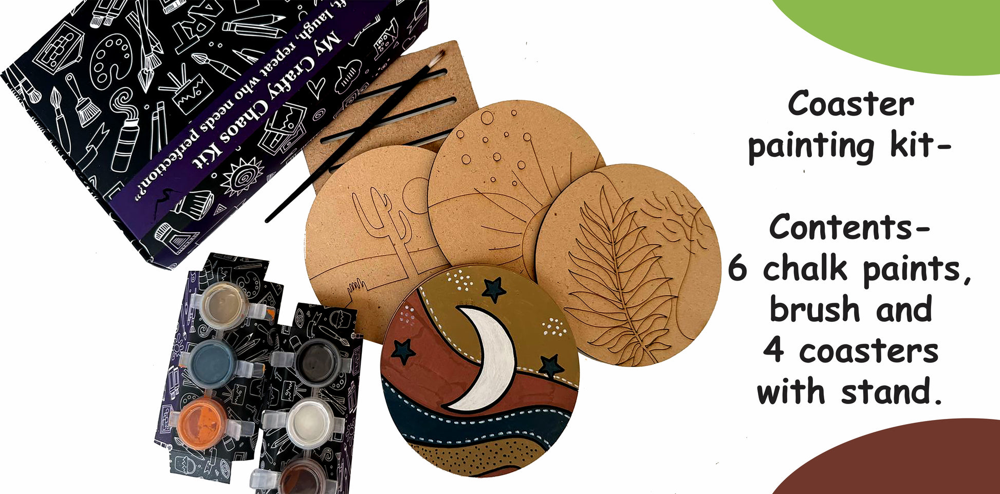 Box coaster kit - Boho