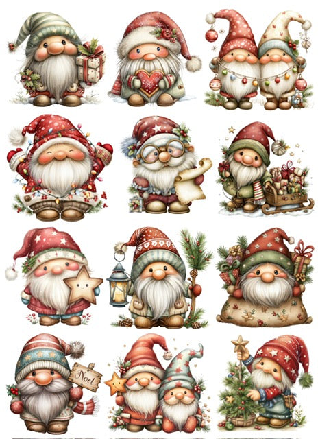 christmas transfer sheet 2