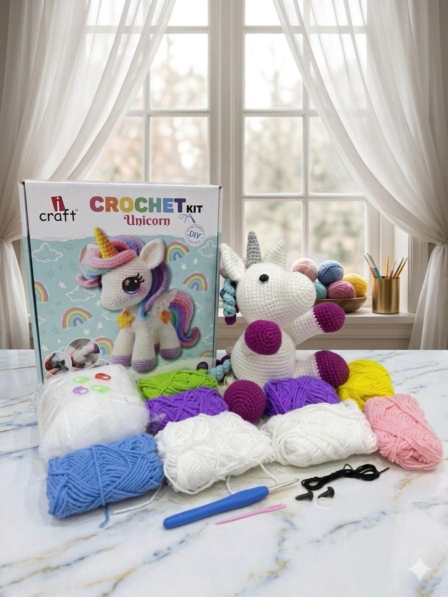 ICRAFT- UNICORN CROCHET KIT