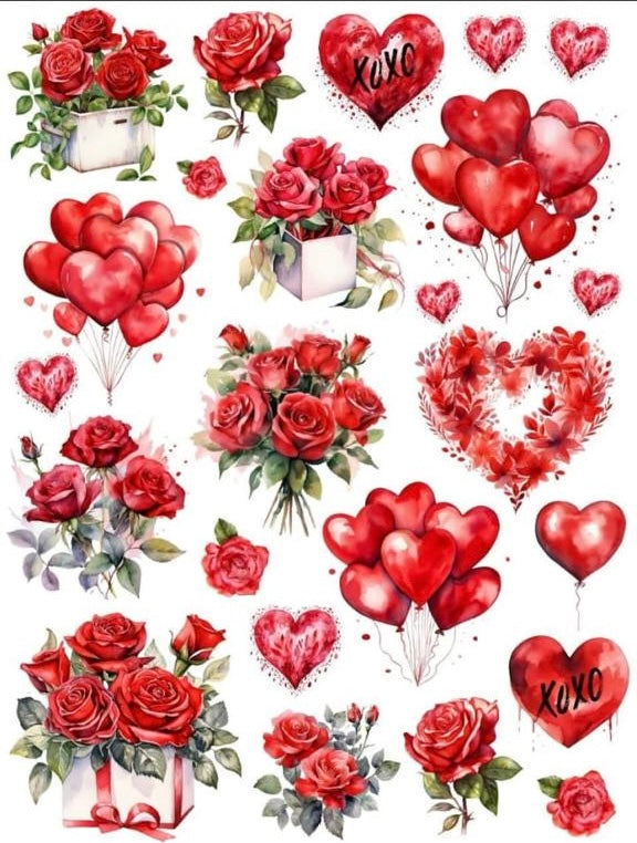 A4 Transfer Sheet Valentine .11