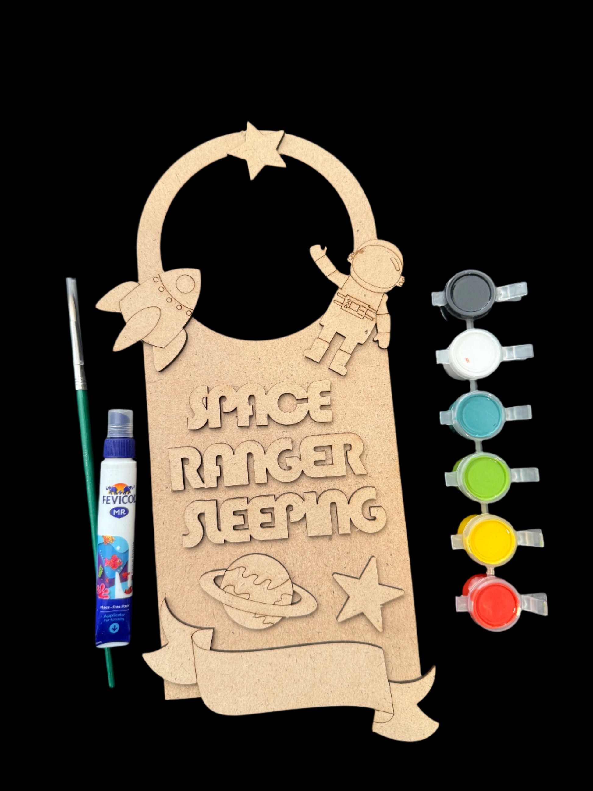 Space ranger sleeping - door hanger kit