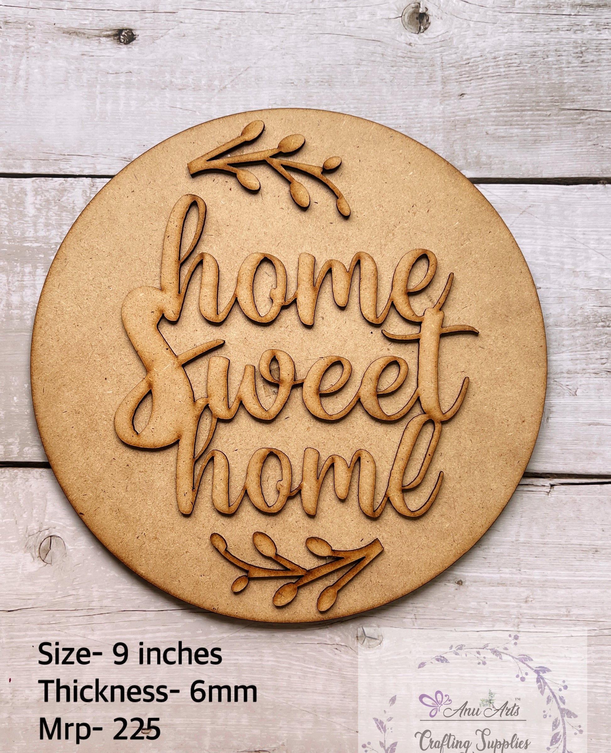 Home sweet home mini plank