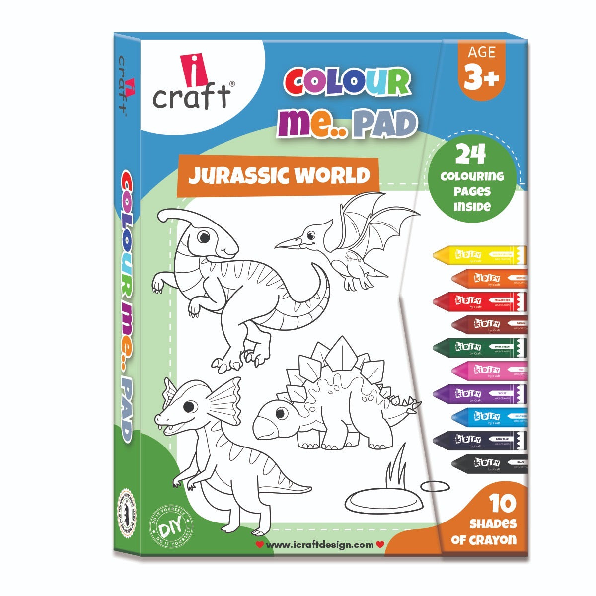 Colour me pad - Dino