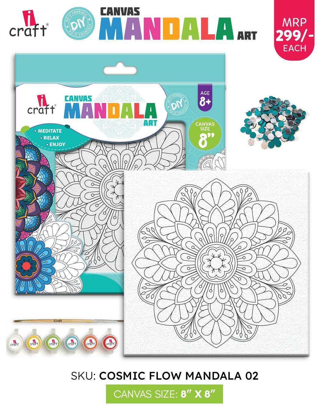 Cosmic flow mandala kit