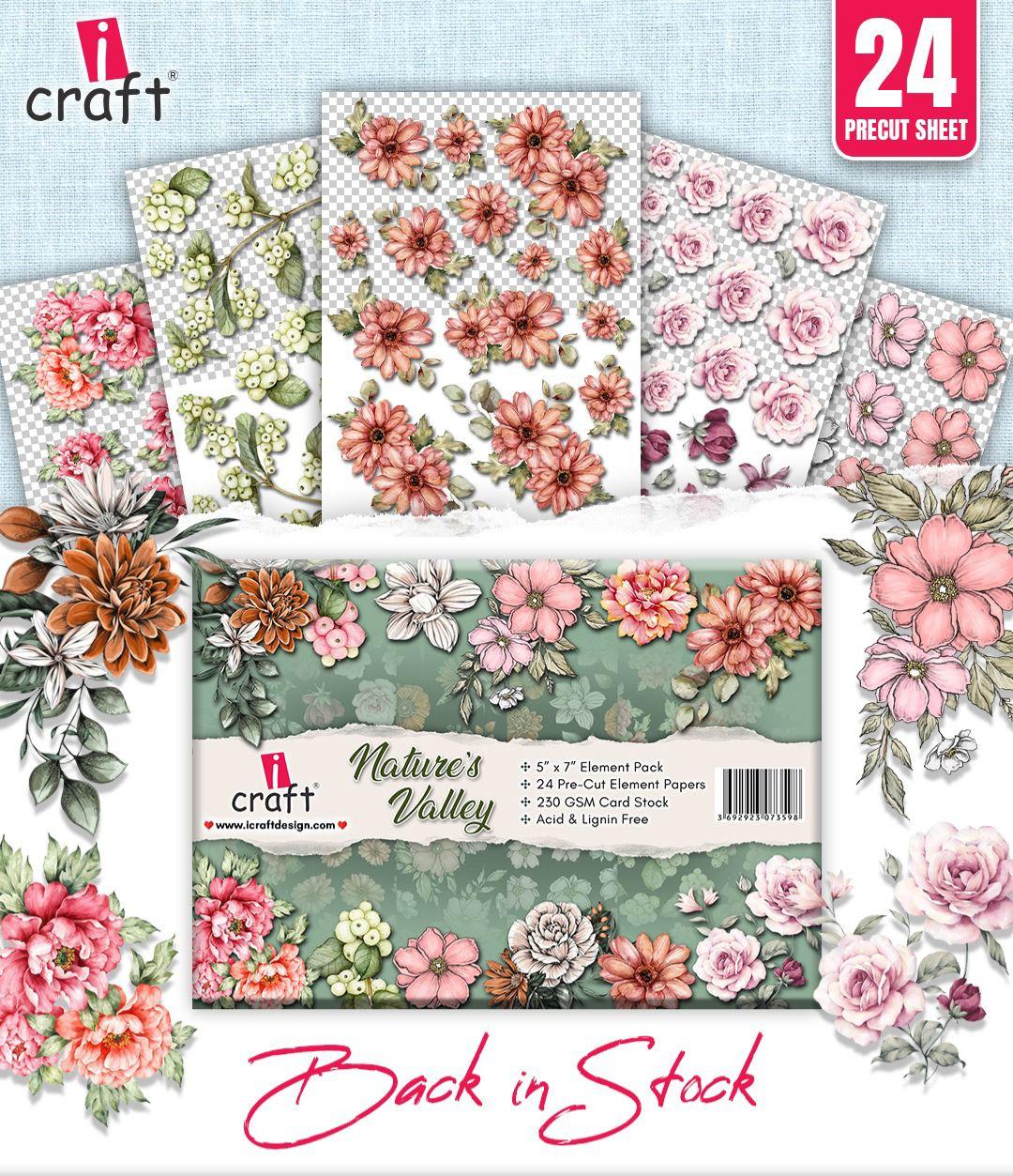 Nature valley- floral precut book