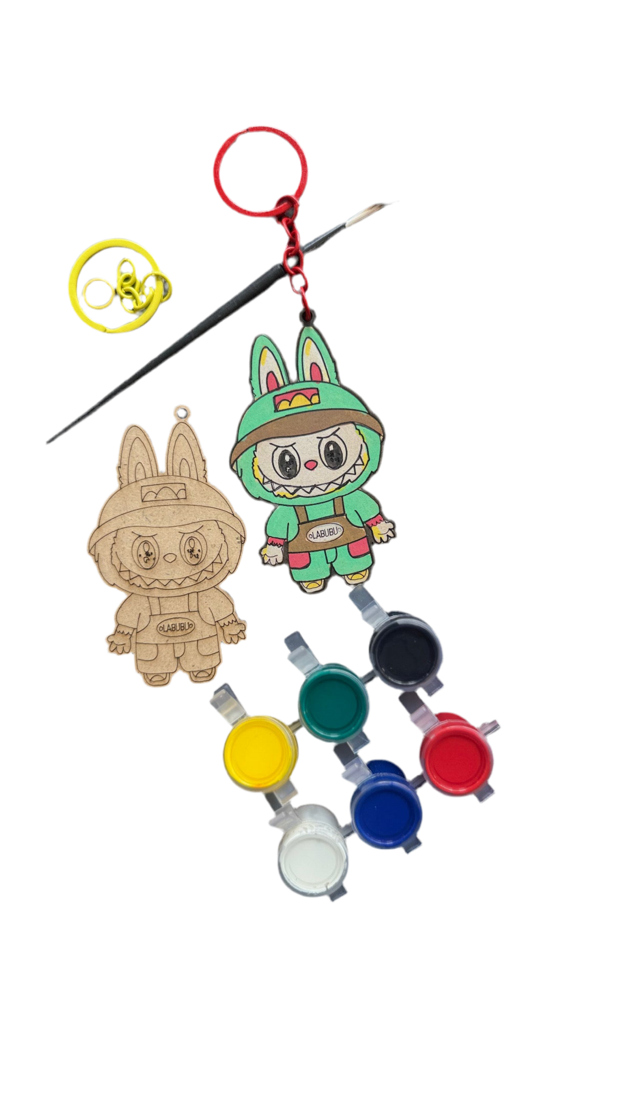 Labubu keychain kit- 2
