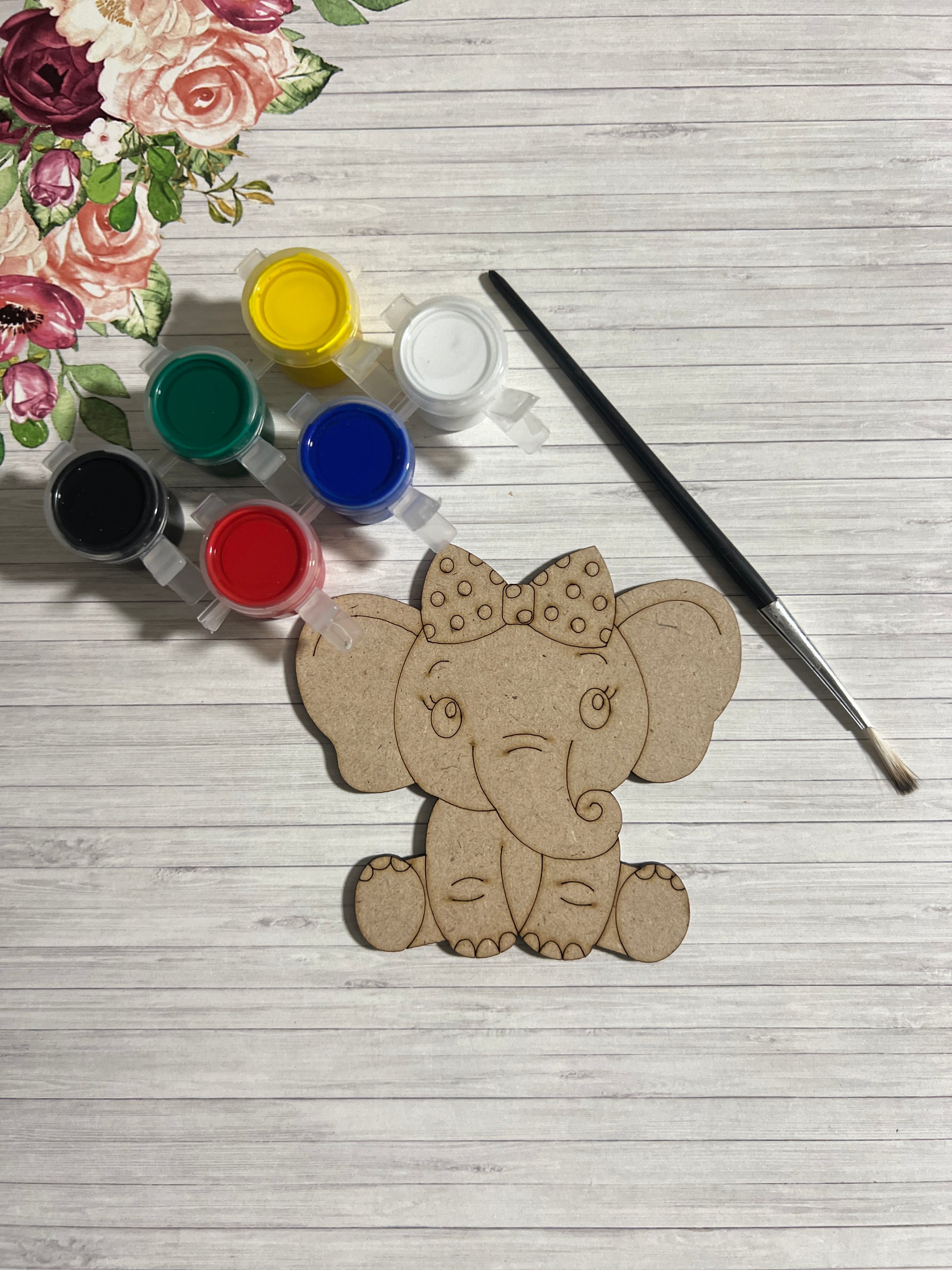 Girl elephant mini kit