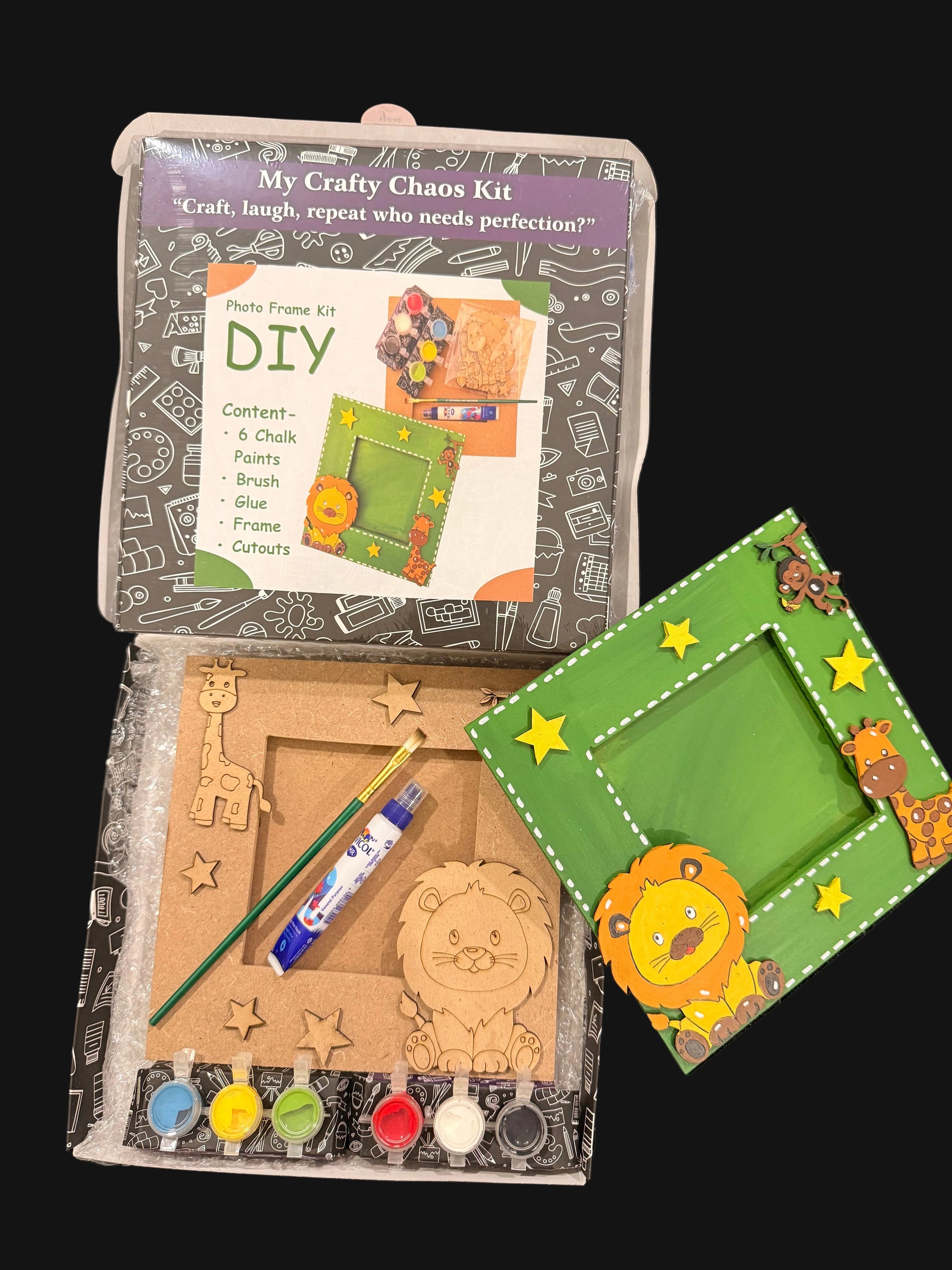 Jungle photo frame kit