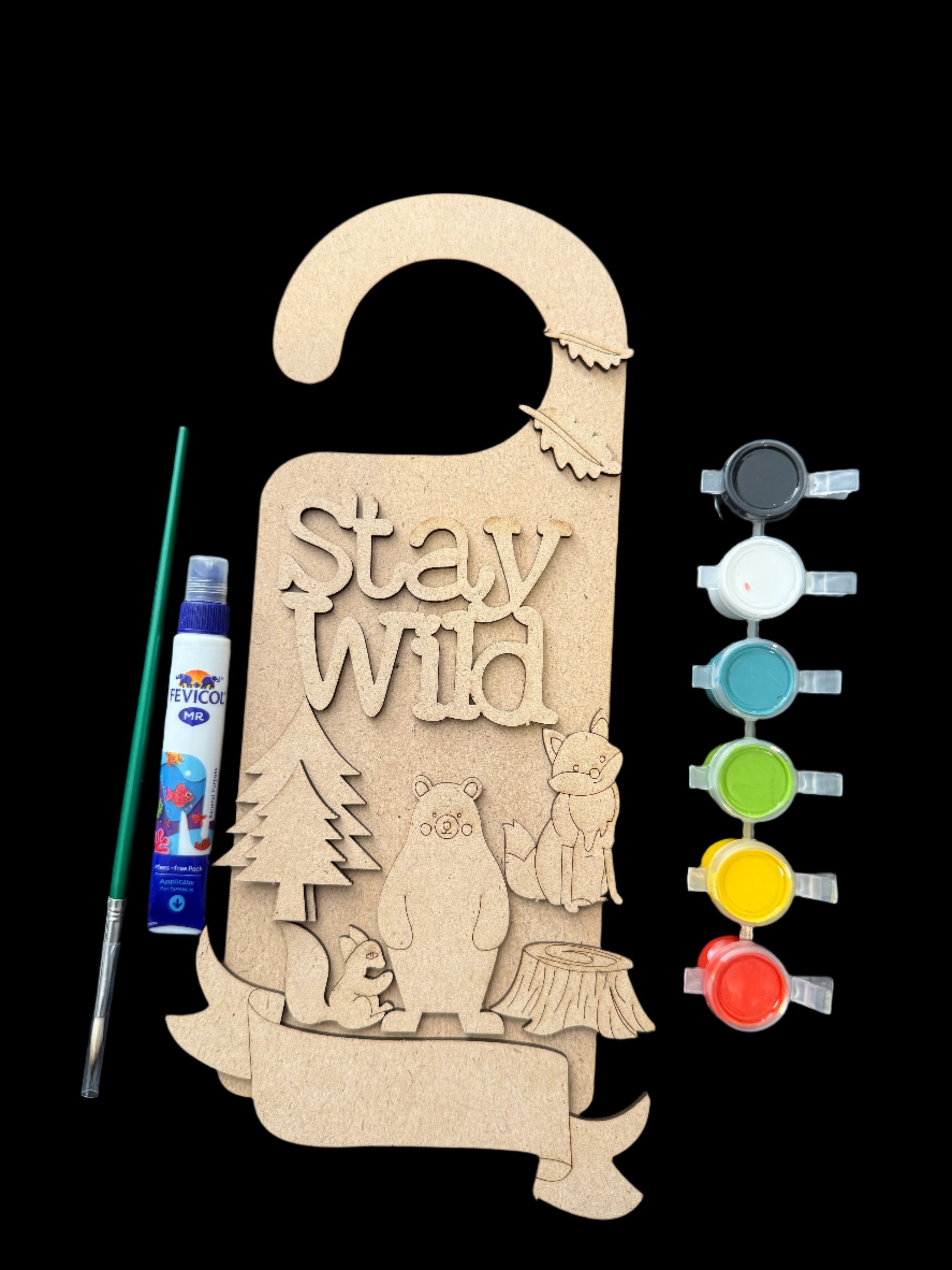 Stay wild - door hanger kit