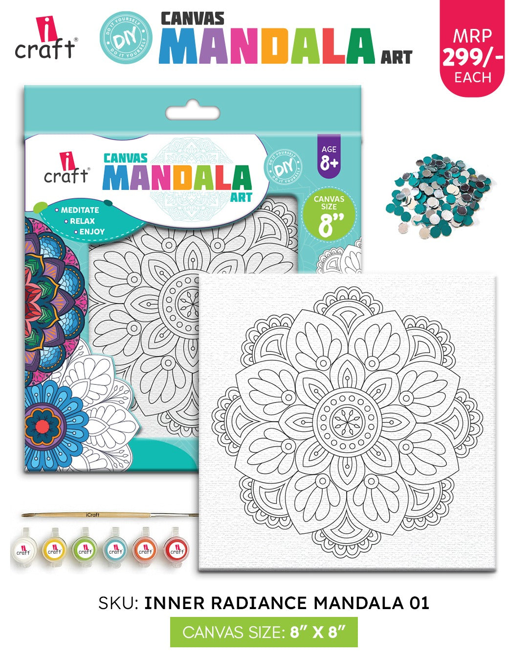Inner radiance mandala kit