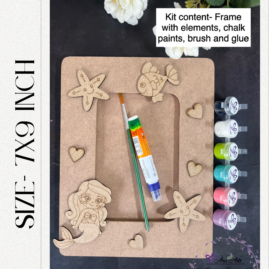 Mermaid element frame diy kit