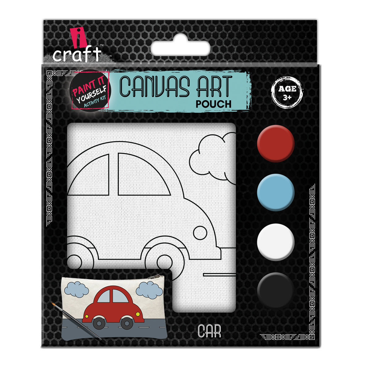 CANVAS POUCH - CAR