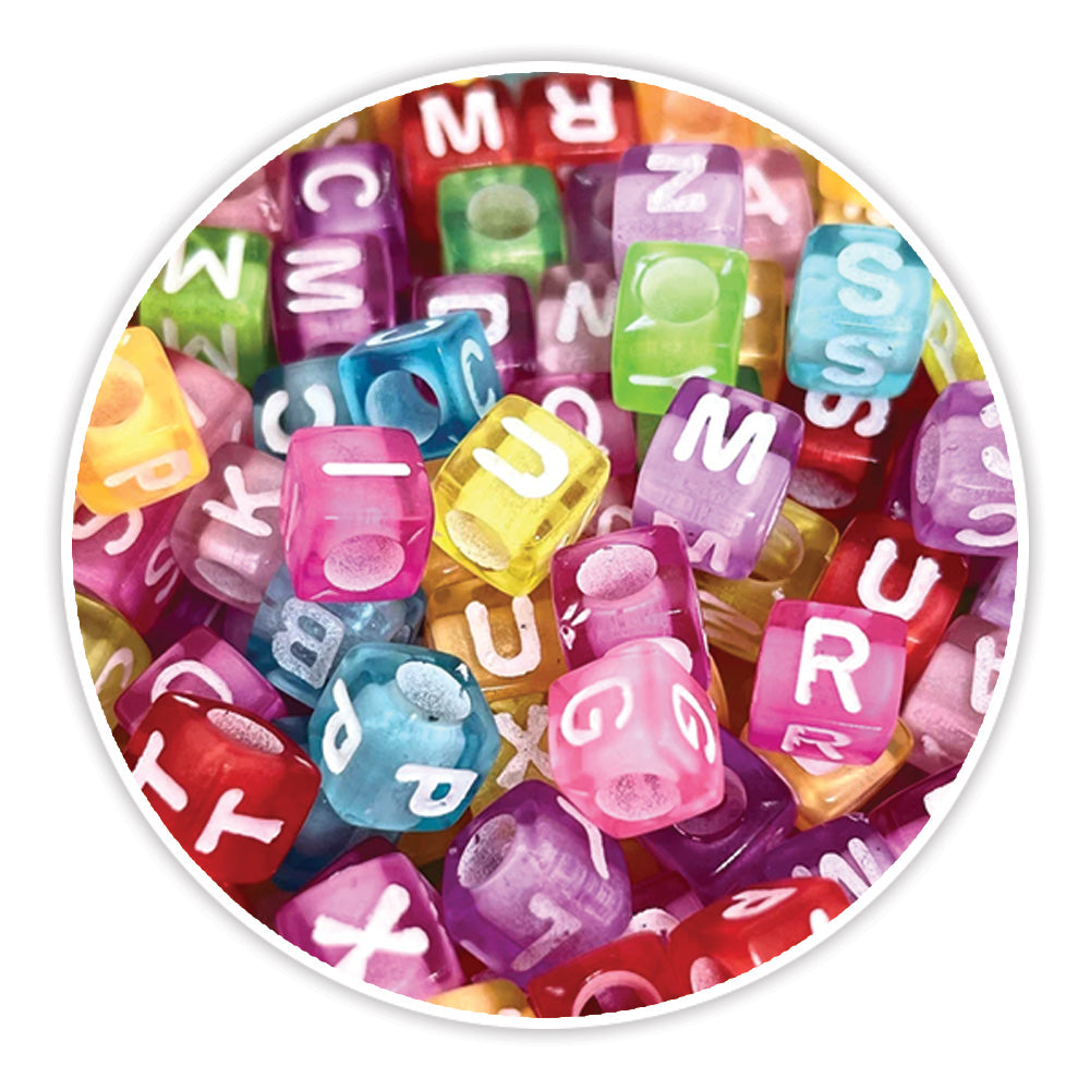Cube crystal alphabet