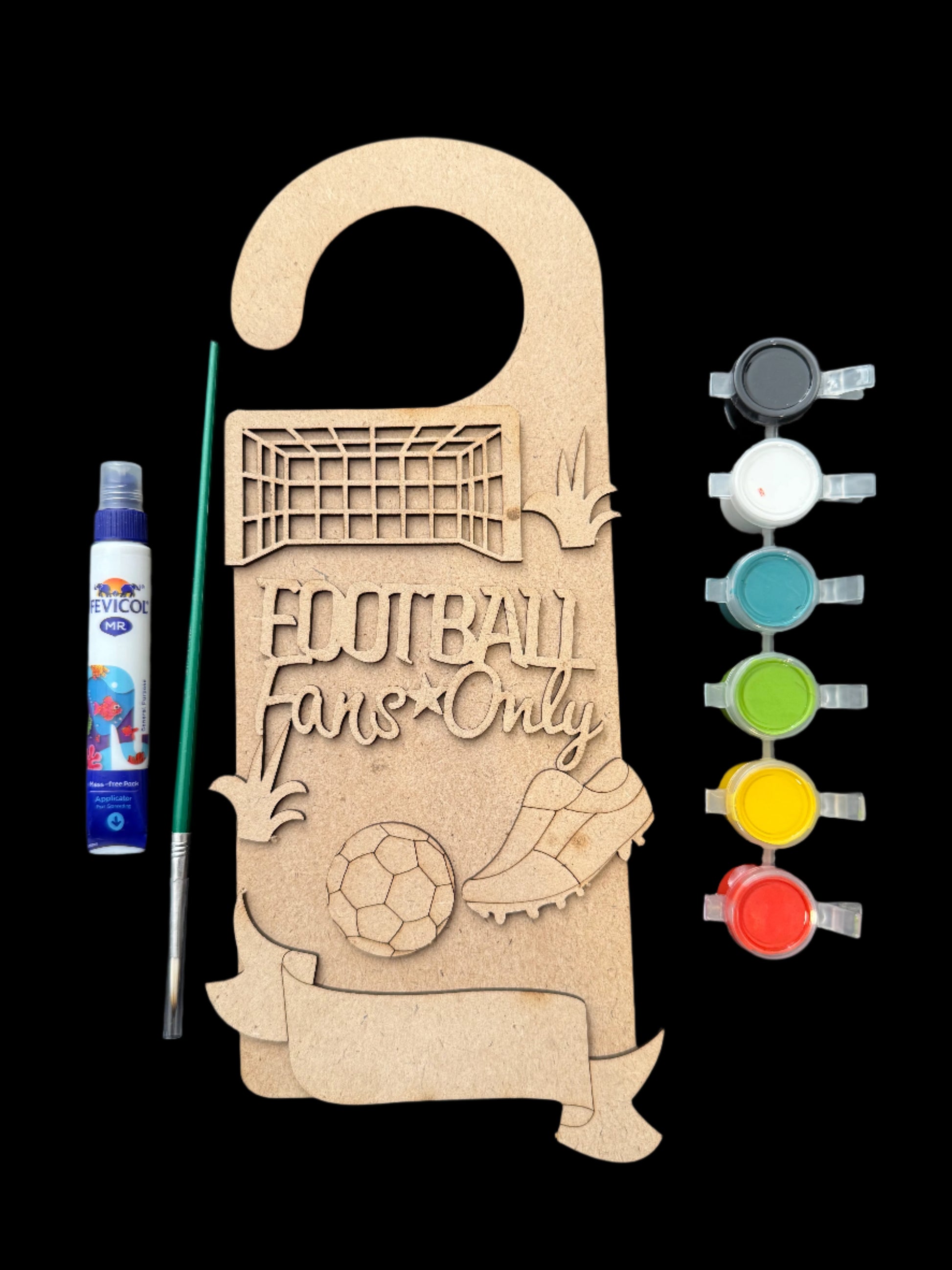 Football fans only - door hanger kit