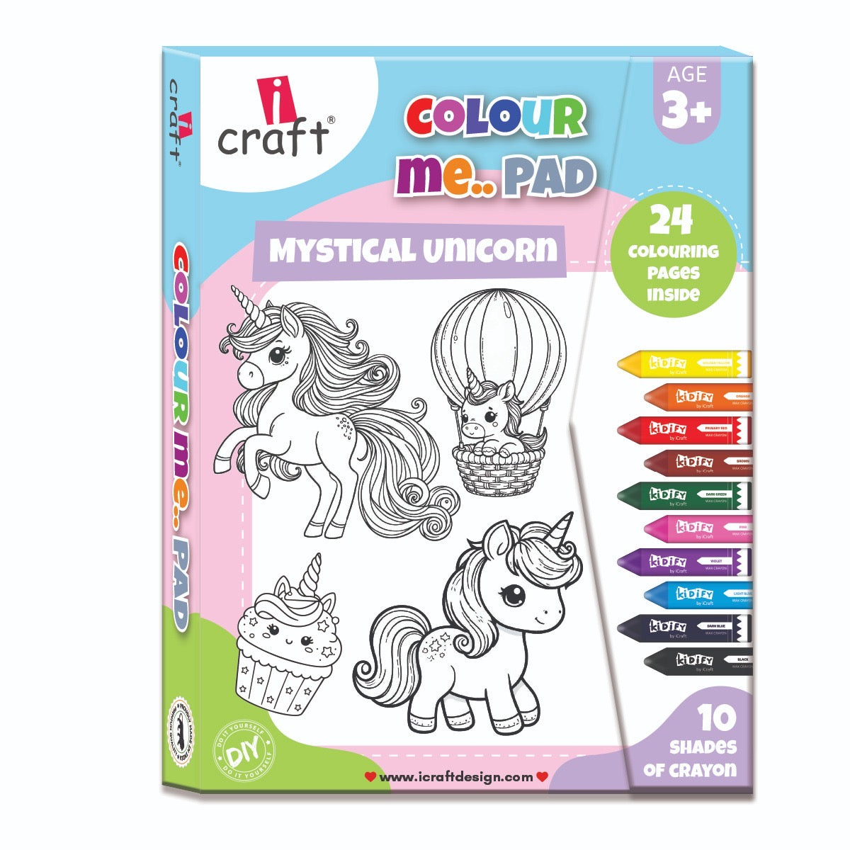 Colour me pad- Unicorn
