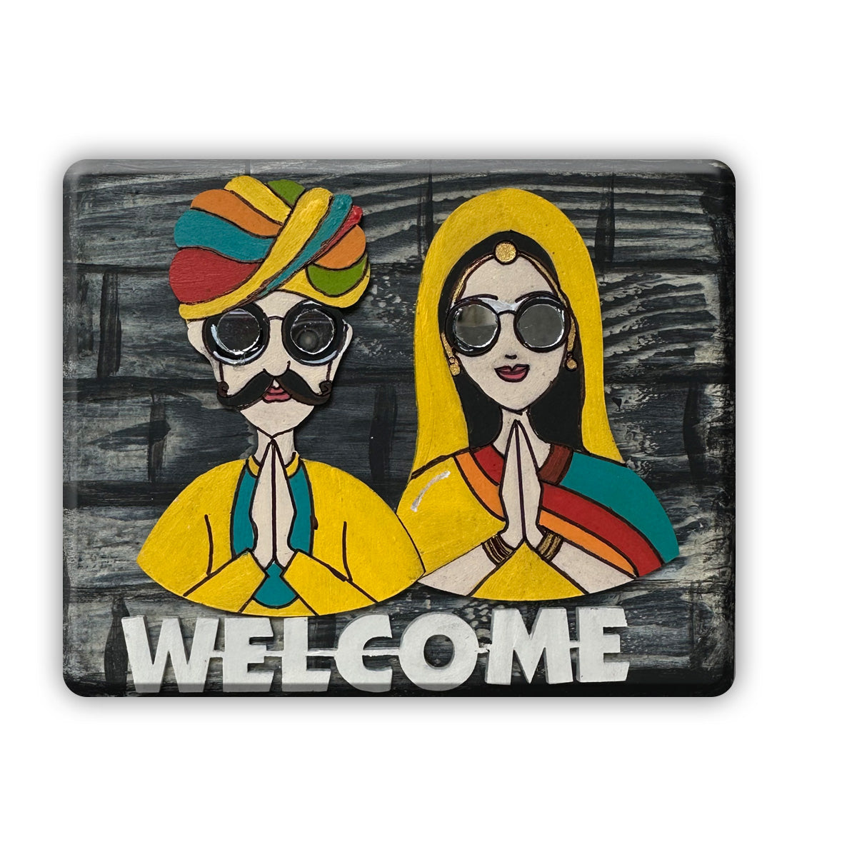 WELCOME MAGNET DIY