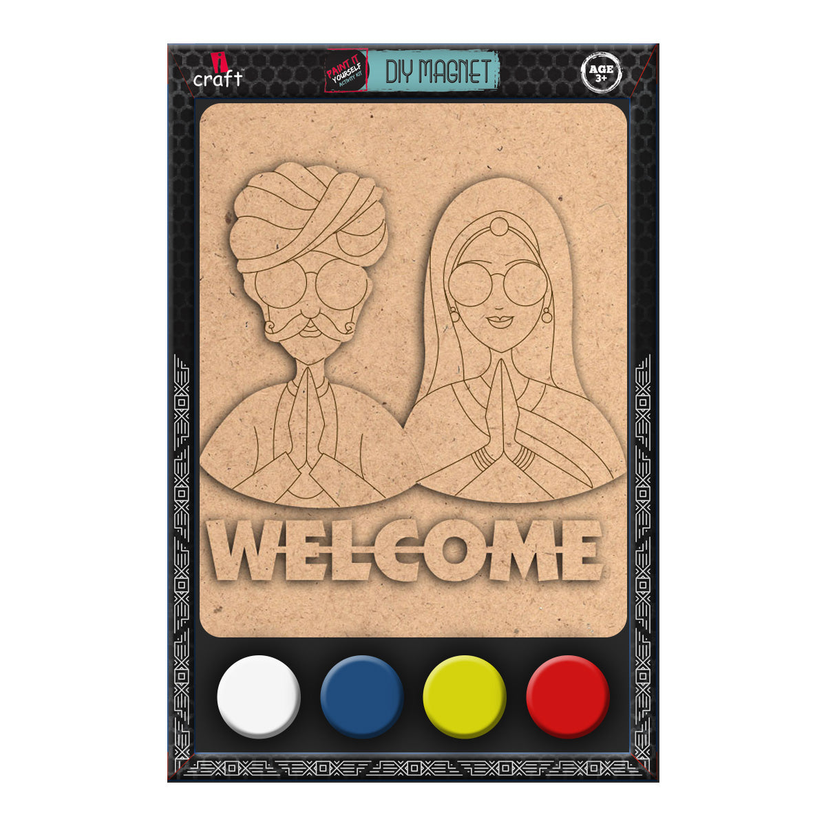 WELCOME MAGNET DIY