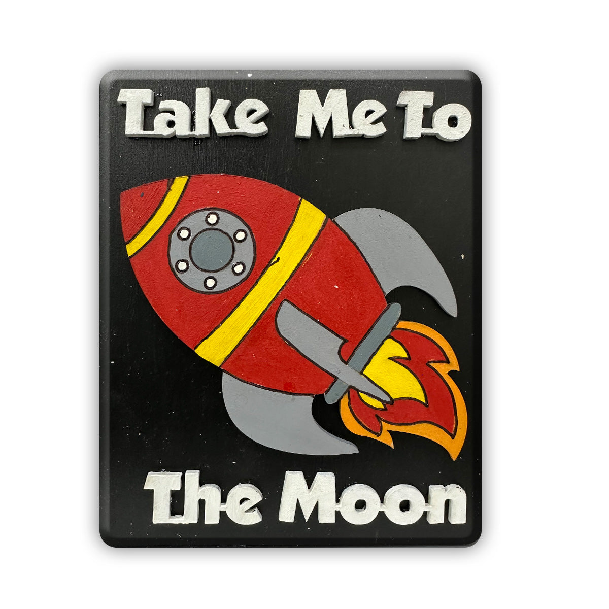 SPACESHIP MAGNET DIY