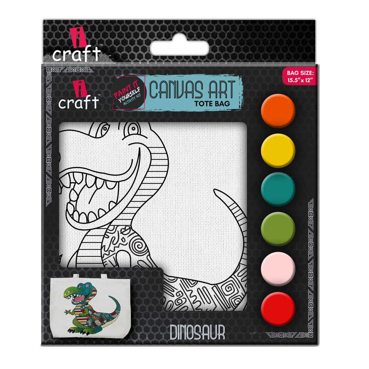 Tote bag diy- DINO