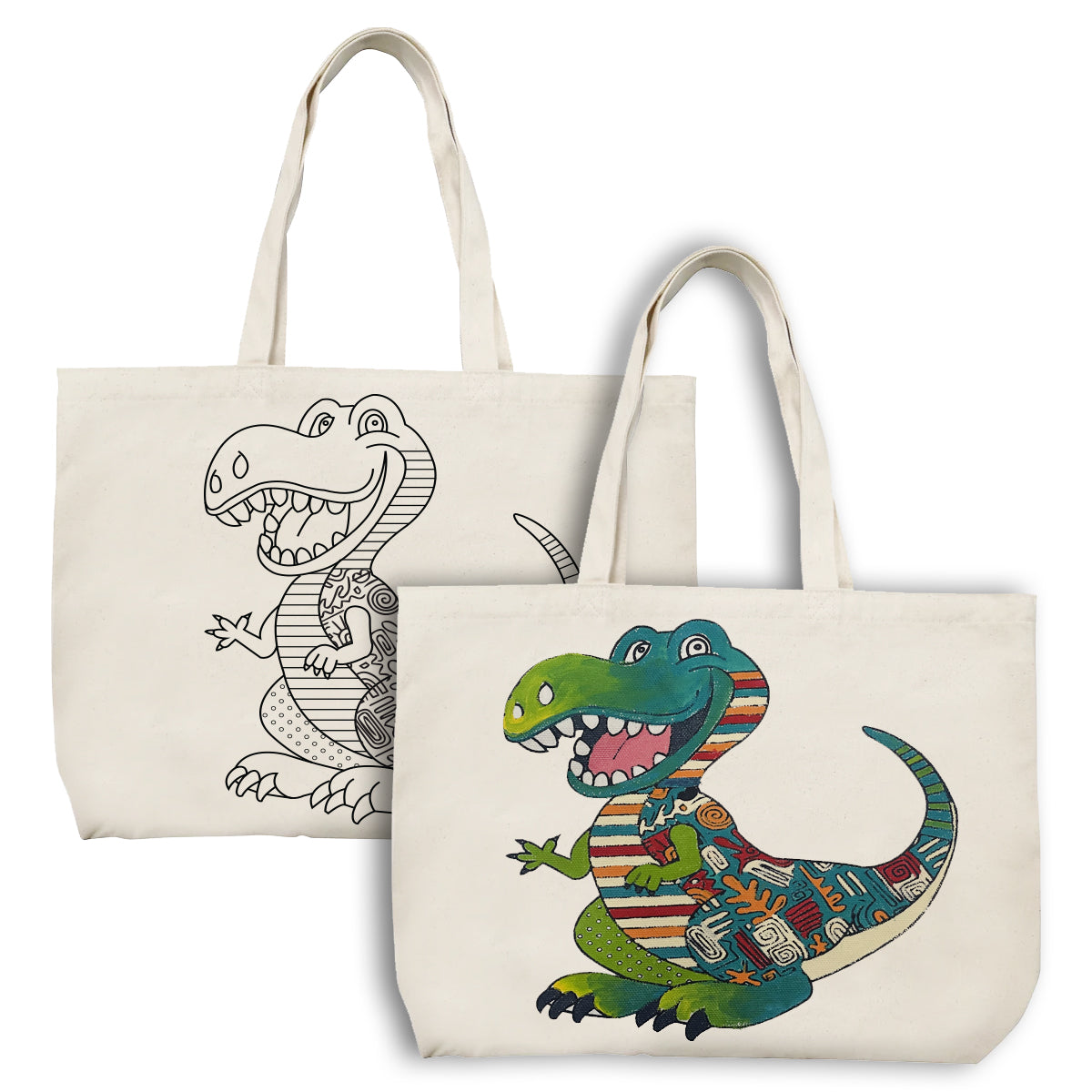 Tote bag diy- DINO
