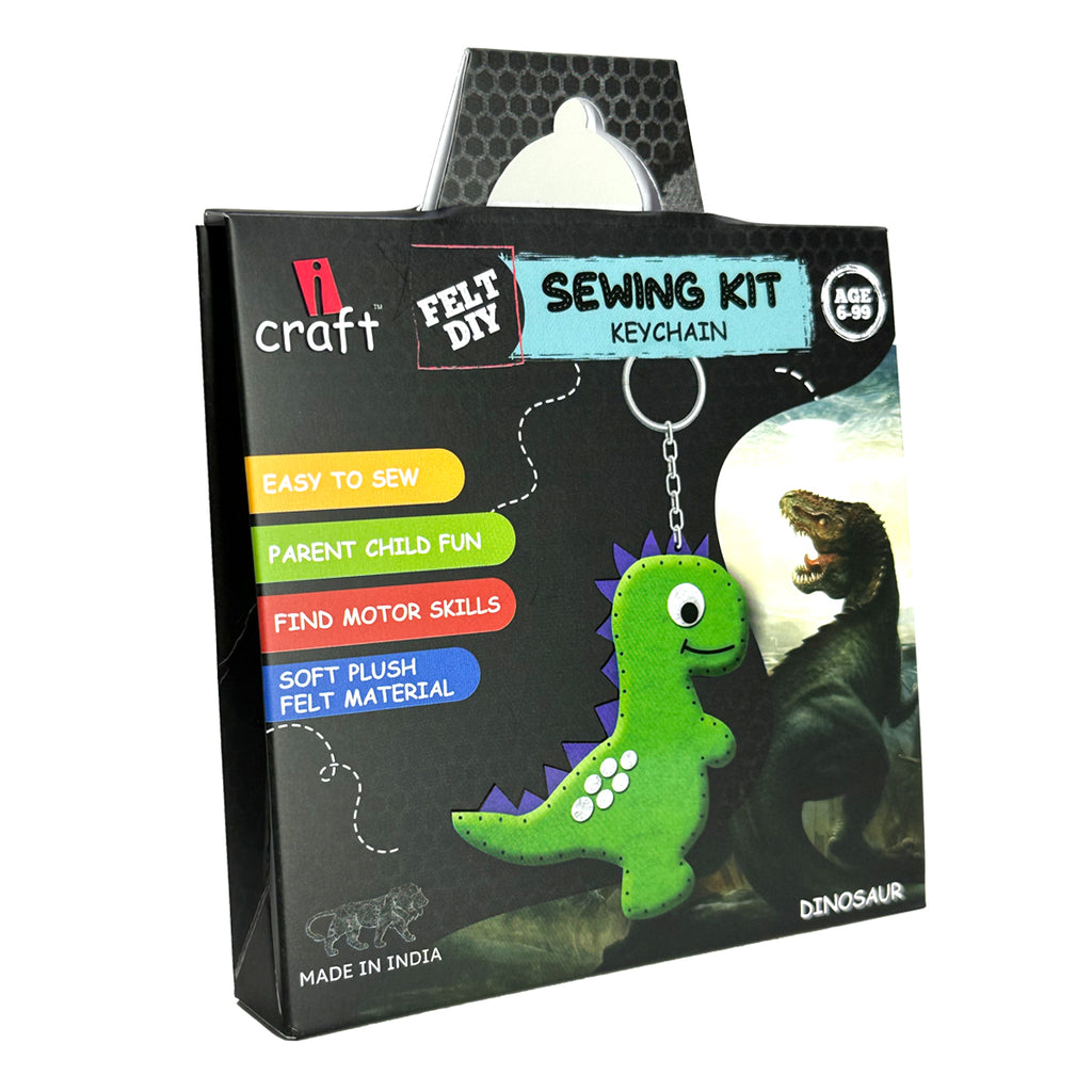 Dinosaur felt DIY kit