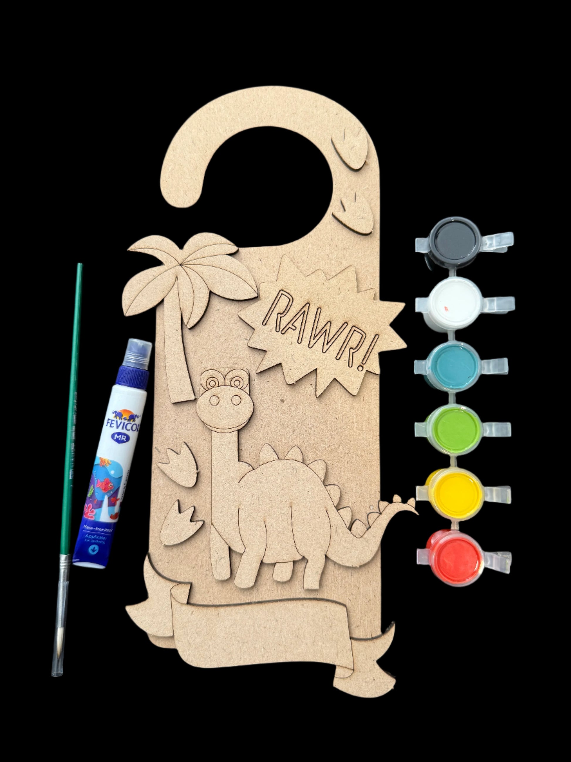 Rawr! - door hanger kit