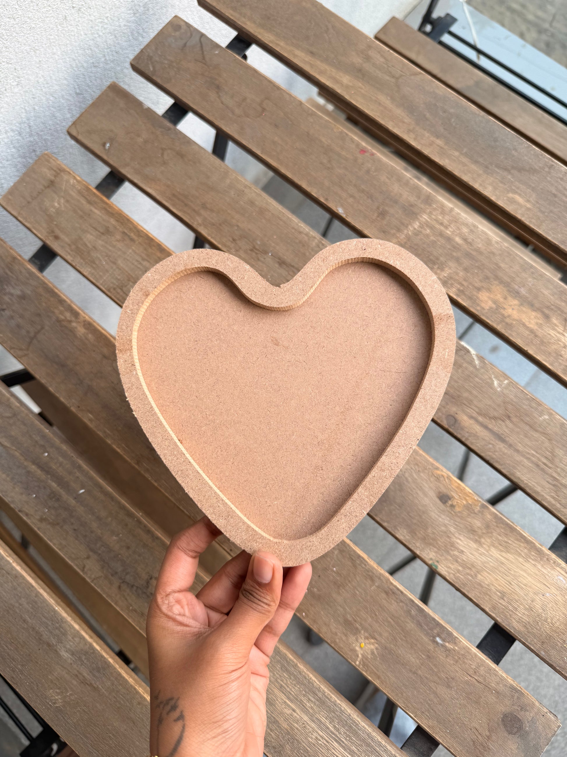 Heart trinket tray