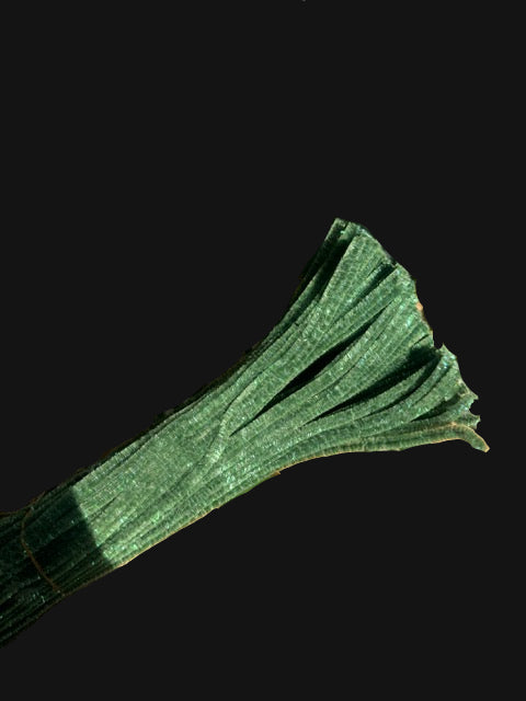 GREEN GLITTER PIPE CLEANER