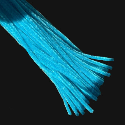 SKY BLUE GLITTER PIPE CLEANER