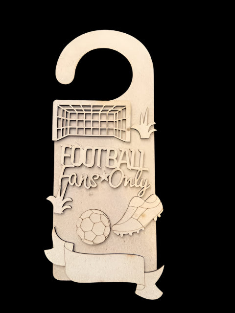 Football fans only - door hanger